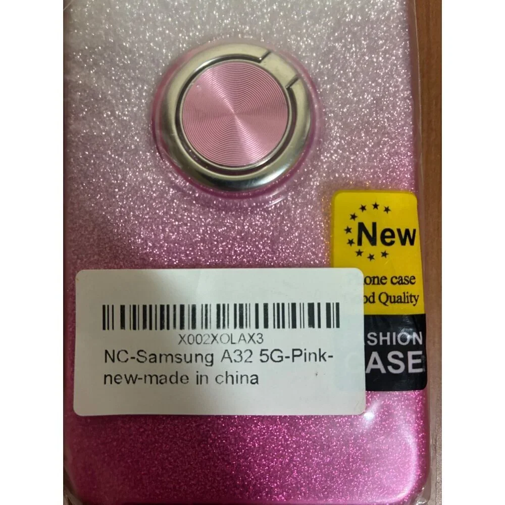 Cell Phone Case FOr Samsung A32 5G Pink Sparkly